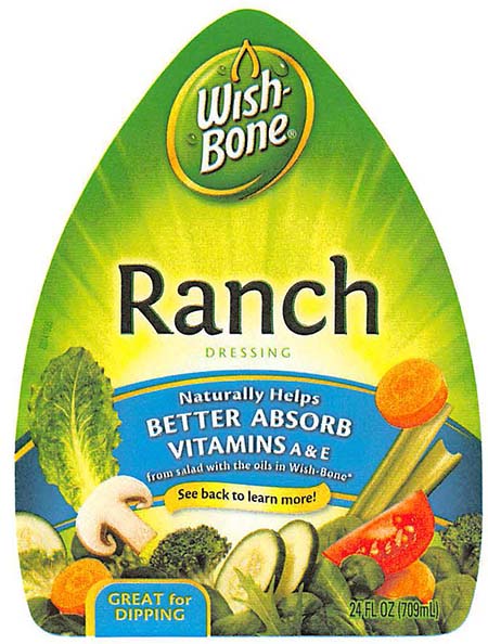 Wish-Bone Salad Dressing Issues Allergy Alert on Undeclared Egg in 24 oz. Wish-Bone Ranch Salad Dressing